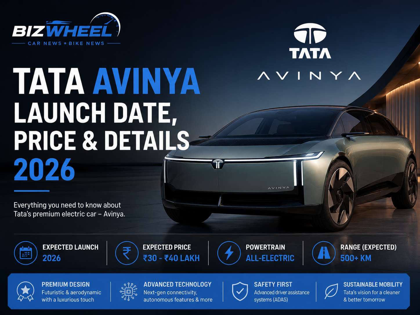 Tata Avinya , Tata Avinya launch date 2026 , Tata Avinya price in India
