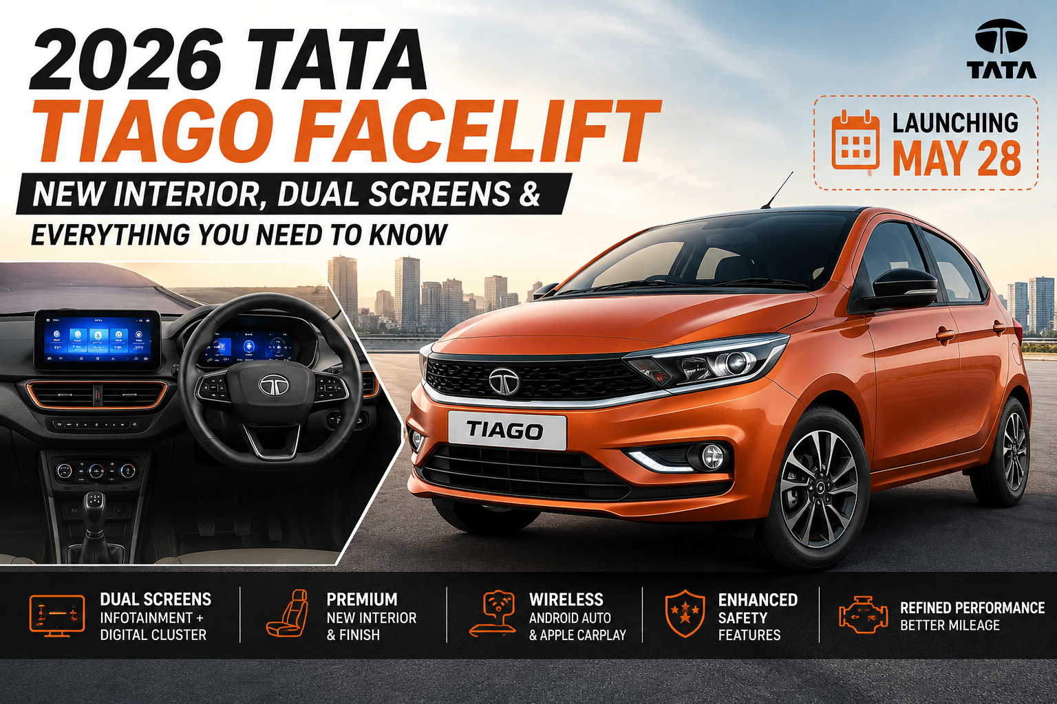 2026 Tata Tiago Facelift