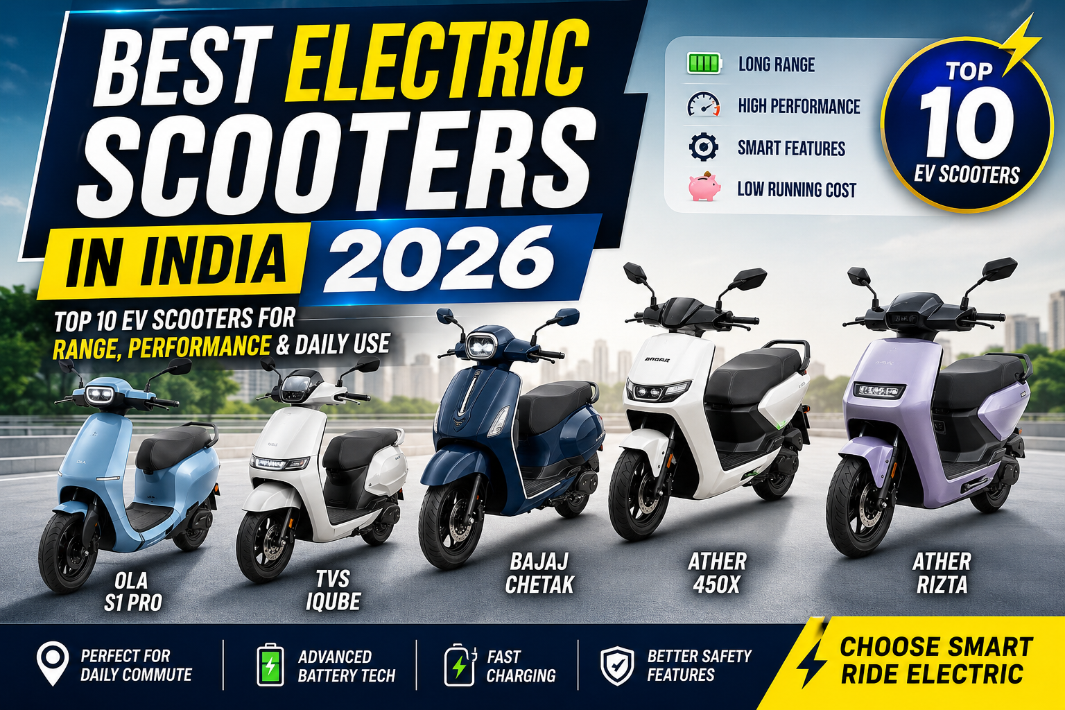 Best Electric Scooters in India 2026