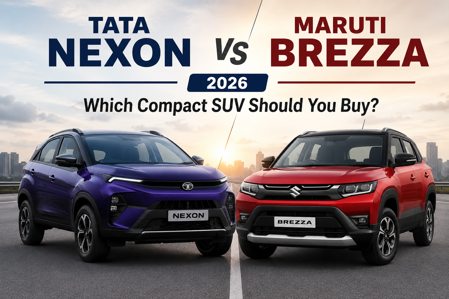 Tata Nexon vs Maruti Brezza 2026